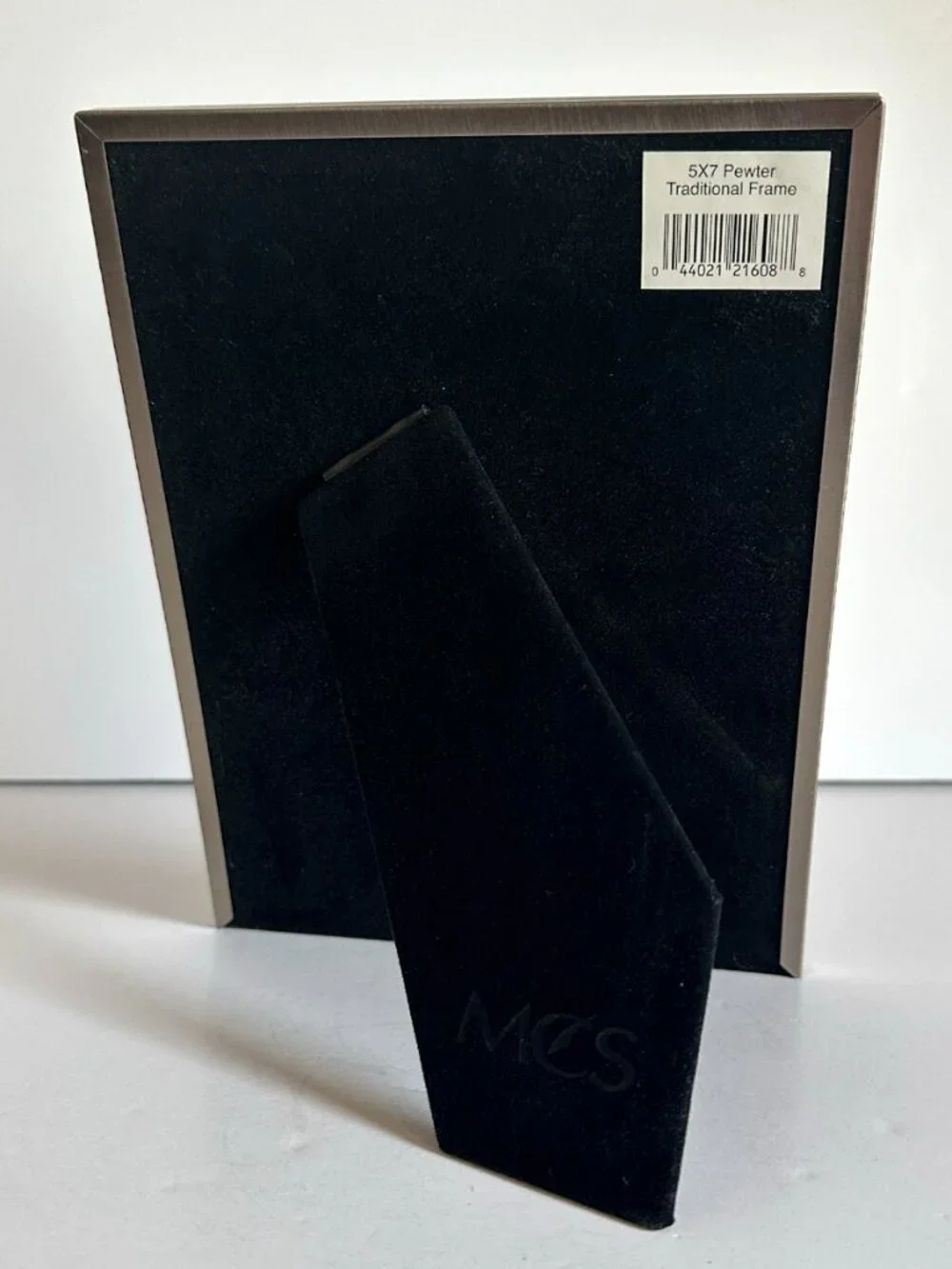 MCS Formal Series Pewter 5x7 Picture Frame Traditional Rope Border Tabletop NWT